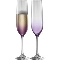 Galway Crystal Erne Flute Set of 2 in Amethyst image 5