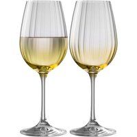 Galway Crystal Erne Wine Set of 2 in Amber image 5