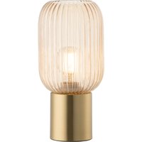 Galway Crystal Fluted Glass Table Lamp - Amber image 5