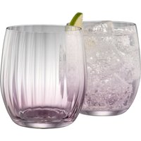 Galway Crystal Erne Tumbler Set of 2 in Amethyst image 4