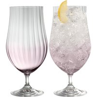 Galway Crystal Erne Craft Beer/Cocktail Set of 2 Amethyst image 4