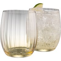 Galway Crystal Erne Tumbler Set of 2 in Amber image 4