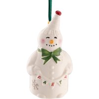 Belleek Classic Party Snowman Hanging Ornament image 4