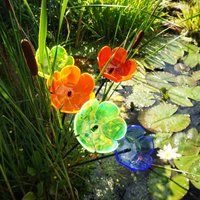 Medium SunCatcher Garden Décor Ornament Set of 5 'Tulip'