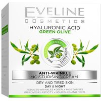Feuchtigkeitsspendende Anti-Falten-Creme Hyaluronsäure + Grüne Olive