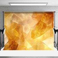 Aperturee Golden Flowing Abstract Fluid Texture Backdrop, Elegant Light Photography Background, Modern Party Decor Studio