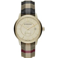 Burberry BU10001 The Classic Horseferry Gold Case Men's Watch