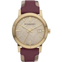 Burberry BU9017 Ladies Watch The City Check Gold case ladies watch