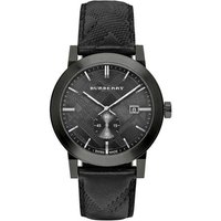 Burberry BU9906 City Black Leather Strap Men's Watch
