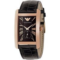 Emporio Armani AR0168 Rectangular Rose Gold Men's Watch