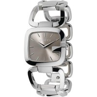Gucci YA125402 G Brown Dial 30mm Ladies Watch