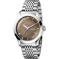 Gucci YA126406 G-Timeless Brown Dial Men's Watch