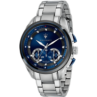 Maserati R8873612014 Traguardo Chronograph Blue Dial Men's Watch