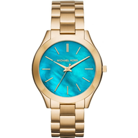 Michael Kors MK3492 Slim Runway Blue Dial Ladies Watch