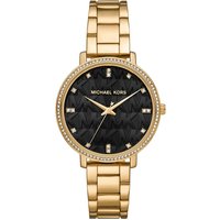 Michael Kors MK4593 Pyper Black MK Patterned Ladies Watch