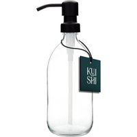 Distributeur de savon transparent avec pompe en acier inoxydable