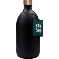 Bouteille de stockage en verre noir et bouchon