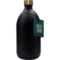 Bouteille de stockage en verre noir et bouchon