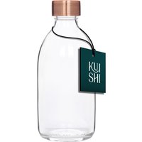 Bouteille de stockage en verre transparent