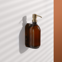 Distributeur de savon mural simple en or