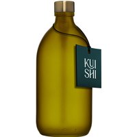Bouteille de stockage en verre vert et bouchon
