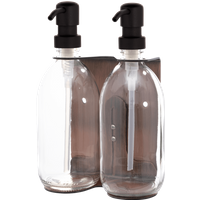 Copper Double Wall Mounted Soap Dispenser