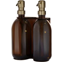 Copper Double Wall Mounted Soap Dispenser