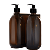 Copper Double Wall Mounted Soap Dispenser