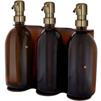 Distributeur de savon mural triple en cuivre