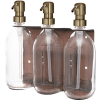 Distributeur de savon mural triple en cuivre