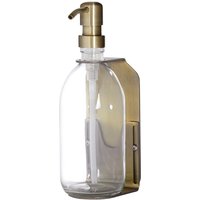 Distributeur de savon mural simple en or