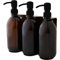 Gold Triple Wall Mounted Soap Dispenser