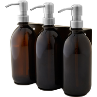 Gold Triple Wall Mounted Soap Dispenser