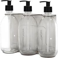 Distributeur de savon mural triple en nickel
