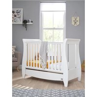 Tutti Bambini Katie Sleigh Mini Cot Bed White