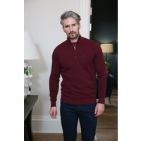 Kenrow Cullan Half Zip Burgundy