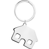 Silverplate House Keyring