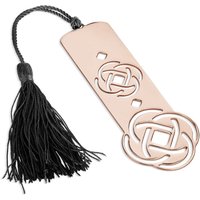 Celtic Bookmark with Black Tassel