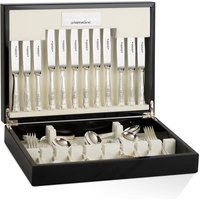 Silver Plated 44 Piece Cutlery Set - Kings