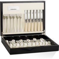 Silver Plated 24 Piece Cutlery Set - Antique