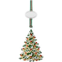 Gold & Silver Plated Christmas Tree Decoration