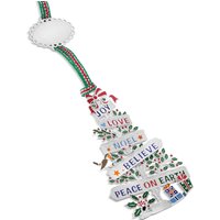Peace on Earth Christmas Tree Decoration