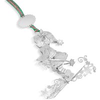 Skiing Elf Christmas Tree Decoration