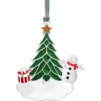 Christmas Tree with Snowman Decoration