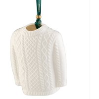 Belleek Classic Aran Jumper Ornament