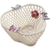 Belleek Classic Butterfly Basket - Pastel