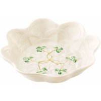 Belleek Pottery (Ireland) Shamrock Sweet Dish Round