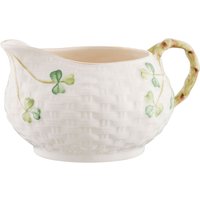 Belleek Classic 1880 - Gold Shamrock Cream Jug
