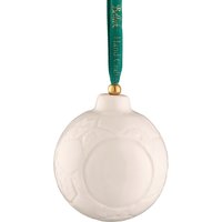 Belleek Classic Soccer Ball Hanging Ornament