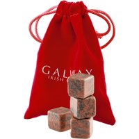 Galway Crystal Cooling Stones Set of 4 - Polished Red Granite